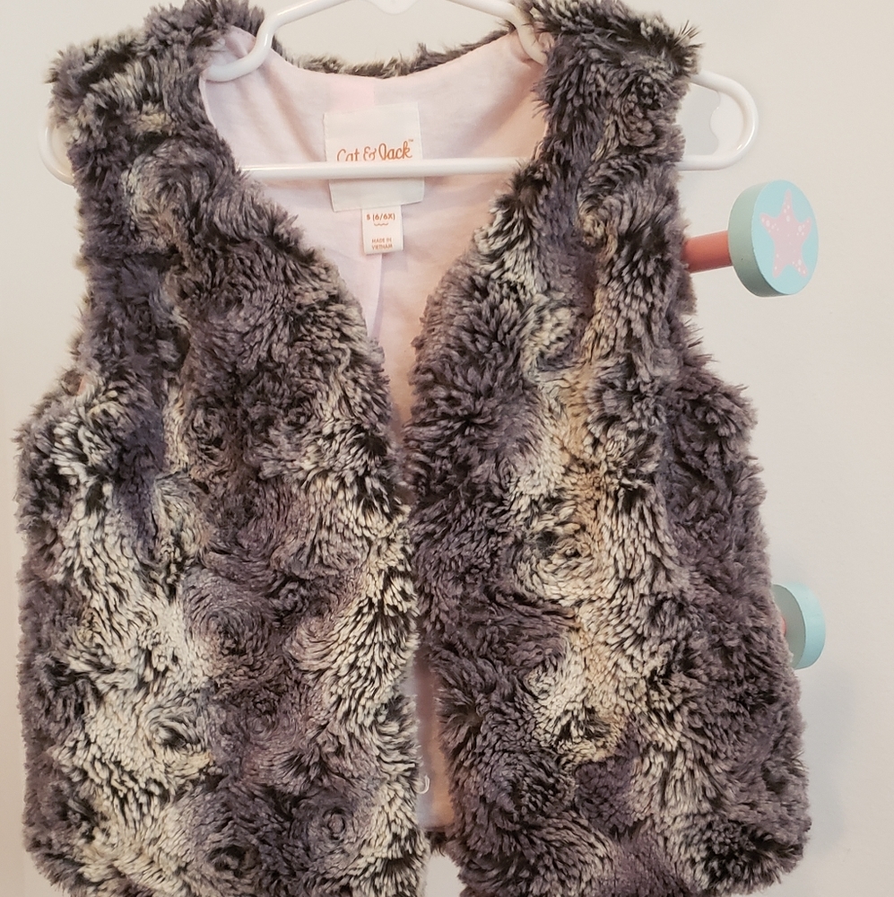 Cat & Jack Faux Fur Vest